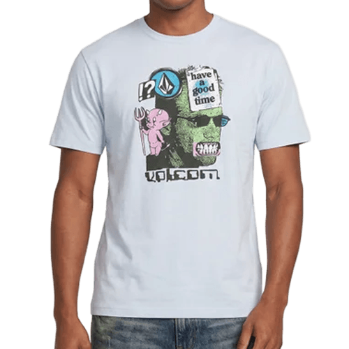 CAMISETA VOLCOM - VLTS010649 - AZUL CLARO